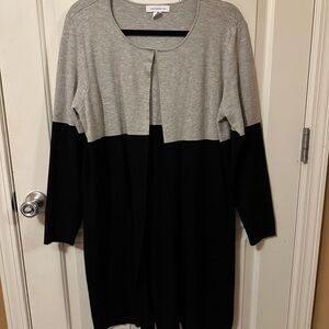 Liz Claiborne Light Gray Cardigan